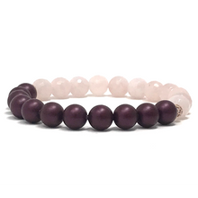 Load image into Gallery viewer, Set Lepidolite & Rose Quartz