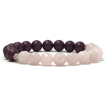 Load image into Gallery viewer, Set Lepidolite & Rose Quartz