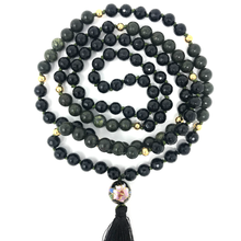 Load image into Gallery viewer, Serpentine/Agate Mala Necklace