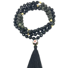Load image into Gallery viewer, Serpentine/Agate Mala Necklace