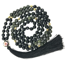 Load image into Gallery viewer, Serpentine/Agate Mala Necklace