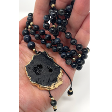 Load image into Gallery viewer, Dark Blue Tiger's Eye Mala