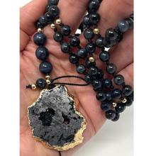 Load image into Gallery viewer, Dark Blue Tiger's Eye Mala