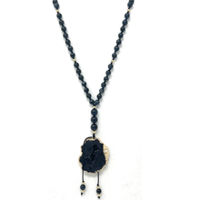 Load image into Gallery viewer, Dark Blue Tiger's Eye Mala