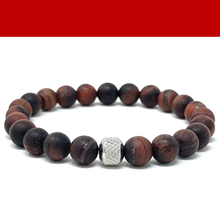Charger l'image dans la galerie, Set Matte Red Tiger's Eye