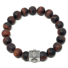 Charger l'image dans la galerie, Set Matte Red Tiger's Eye