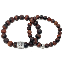 Charger l'image dans la galerie, Set Matte Red Tiger's Eye