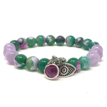 Load image into Gallery viewer, Muscovite & Green fire Agate set