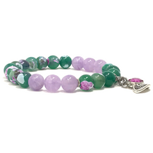 Load image into Gallery viewer, Muscovite & Green fire Agate set