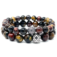 Charger l'image dans la galerie, Set Multicolor Tiger's Eye
