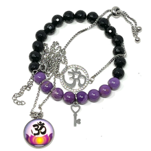 Charger l'image dans la galerie, Muscovite & Agate Jewelry set