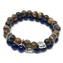 Charger l'image dans la galerie, Set Lapis Lazuli & Tiger's Eye