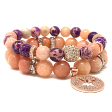 Load image into Gallery viewer, Set Calcite & Imperial Jasper