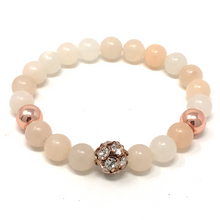 Load image into Gallery viewer, Set Bird's Eye Jasper & Peach Aventurine