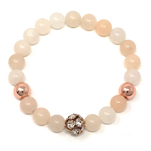 Load image into Gallery viewer, Set Bird's Eye Jasper & Peach Aventurine