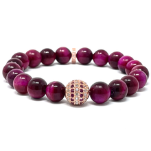 Load image into Gallery viewer, Morganite & Rose Tiger's Eye set