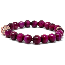 Load image into Gallery viewer, Morganite & Rose Tiger's Eye set