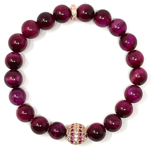 Load image into Gallery viewer, Morganite & Rose Tiger's Eye set