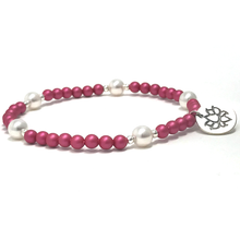 Load image into Gallery viewer, White Jade & Swarovski Pearls Jewelry set
