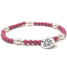 Load image into Gallery viewer, White Jade & Swarovski Pearls Jewelry set