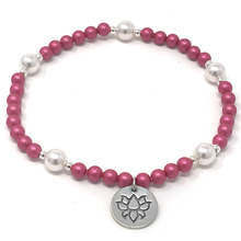 Load image into Gallery viewer, White Jade & Swarovski Pearls Jewelry set