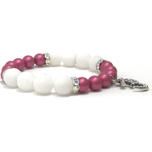 Load image into Gallery viewer, White Jade & Swarovski Pearls Jewelry set
