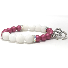 Load image into Gallery viewer, White Jade & Swarovski Pearls Jewelry set