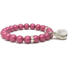 Load image into Gallery viewer, White Jade & Swarovski Pearls Jewelry set