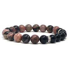 Load image into Gallery viewer, Set Rhodonite & Black Spinel
