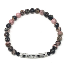 Load image into Gallery viewer, Set Rhodonite & Black Spinel