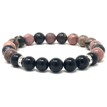 Load image into Gallery viewer, Set Rhodonite & Black Spinel