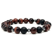 Charger l'image dans la galerie, Set Black Onyx & Red Tiger's Eye