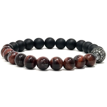 Charger l'image dans la galerie, Set Black Onyx & Red Tiger's Eye