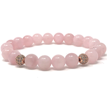 Load image into Gallery viewer, Rose Quartz, Rhodonite & Jasper Jewelry set