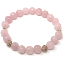 Load image into Gallery viewer, Rose Quartz, Rhodonite & Jasper Jewelry set