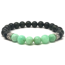 Load image into Gallery viewer, Green Chrysoprase & Serpentine