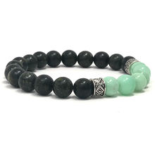 Load image into Gallery viewer, Green Chrysoprase & Serpentine