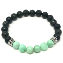 Load image into Gallery viewer, Green Chrysoprase & Serpentine