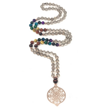 Load image into Gallery viewer, Smoky Quartz Mala Necklace