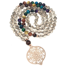 Load image into Gallery viewer, Smoky Quartz Mala Necklace