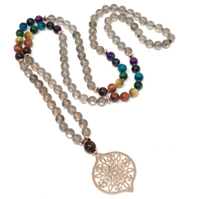Load image into Gallery viewer, Smoky Quartz Mala Necklace