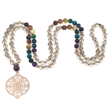 Load image into Gallery viewer, Smoky Quartz Mala Necklace