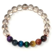 Load image into Gallery viewer, Smoky Quartz & Tiger's Eye