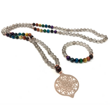 Load image into Gallery viewer, Smoky Quartz Mala Necklace