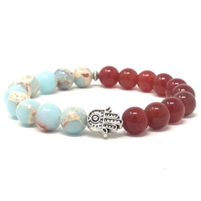 Load image into Gallery viewer, Set Snakeskin Jasper & Carnelian