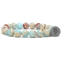 Load image into Gallery viewer, Set Snakeskin Jasper & Carnelian