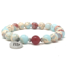 Load image into Gallery viewer, Set Snakeskin Jasper & Carnelian