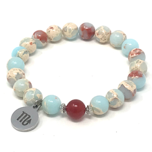 Load image into Gallery viewer, Set Snakeskin Jasper & Carnelian