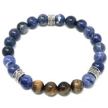 Load image into Gallery viewer, Blue Sodalite & Tiger's Eye