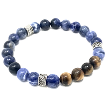 Load image into Gallery viewer, Blue Sodalite & Tiger's Eye